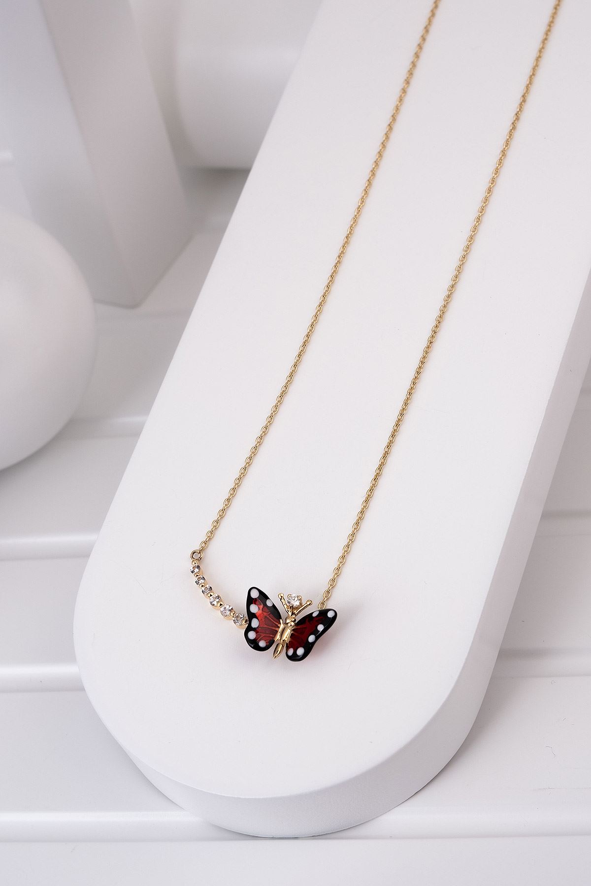 Monarch Butterfly Kolye OZBOYACI