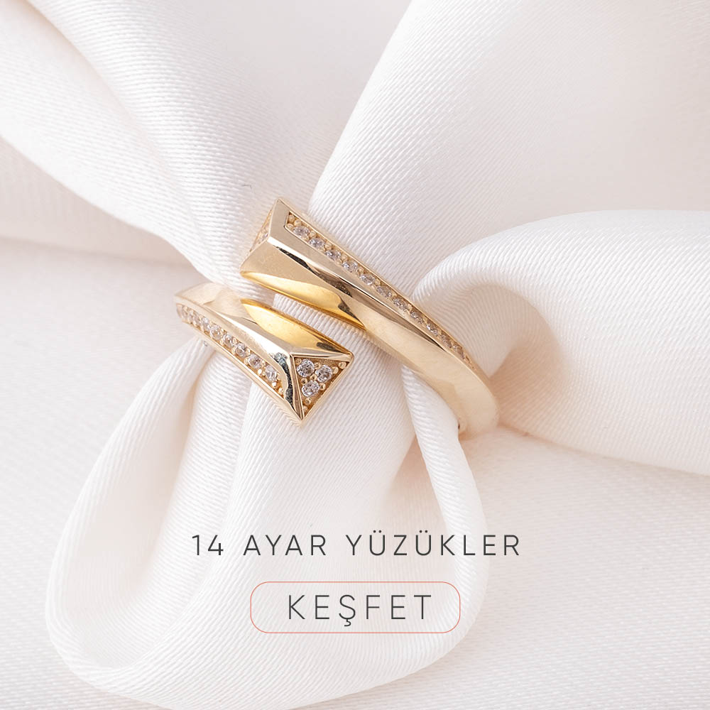 14 Ayar Yüzükler