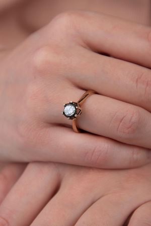 0,29 Carat Elmas Tektaş Yüzük