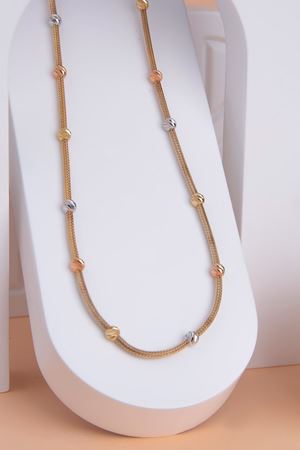 14 Ayar Altın 1 Sıra Toplu Gerdanlık