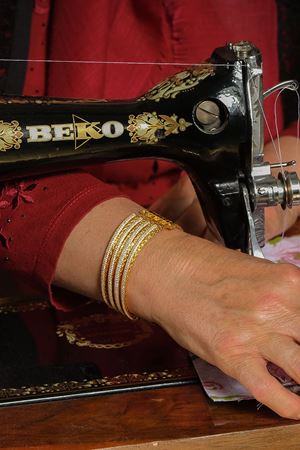 14 Ayar Sarı Altın 4 Sıra Bilezik