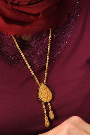 14 Ayar Sarı Altın Yadigar Gerdanlık