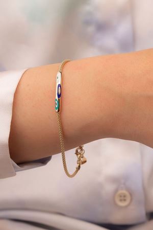 14 Ayar Cetaş Fortuna 1 Sıra Bileklik