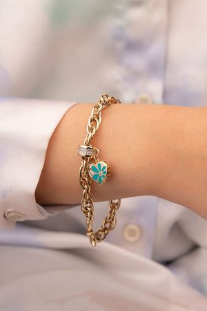 Eterna Koleksiyon Kalp Çiçek Bileklik