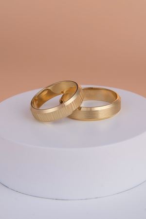 14 Ayar Sarı Altın Kadın Alyans