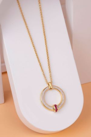 14 Ayar Altın Minima Kolye