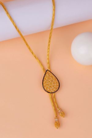 14 Ayar Sarı Altın Damla Yadigar Gerdanlık