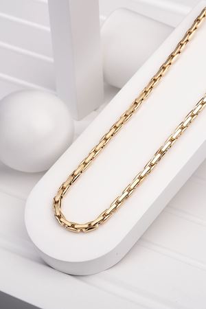 14 Ayar Sarı Altın Tasarım Zincir