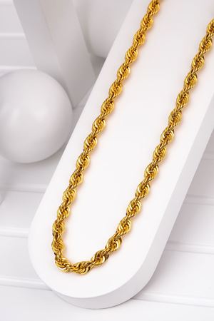 14 Ayar Sarı Altın Halat Zincir