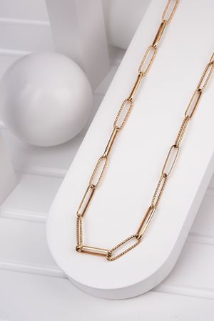 14 Ayar Sarı Altın Ataç Zincir