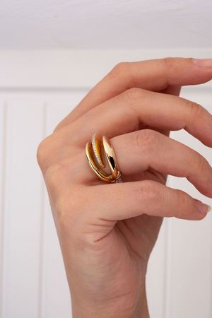 14 Ayar Sarı Altın Eterna Koleksiyon Yüzük