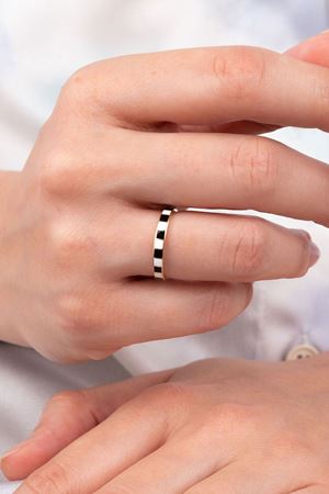 14 Ayar Sarı Altın Cabaret Tasarım Yüzük