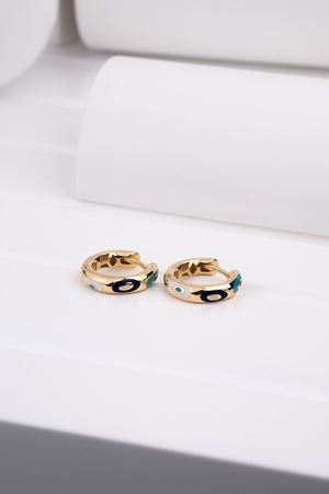 Fortuna 14 Ayar Sarı Altın Halka Küpe