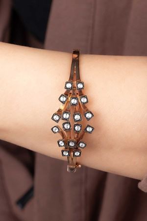 0,68 Carat Elmas Tasarım Ağaç Bilezik