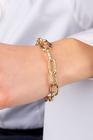 14 Ayar Sarı Altın Hallow Bileklik