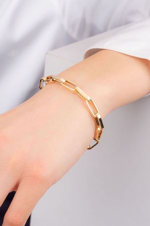 14 Ayar Sarı Altın Ataç Bileklik