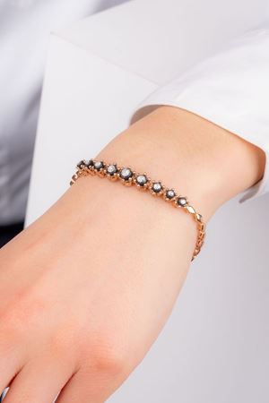 0,35 Carat Elmas Yarımtur Bileklik