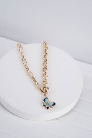 14 Ayar Altın Eterna Kelebek Gerdanlık