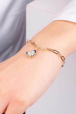 14 Ayar Altın Eterna Kelebek Bileklik