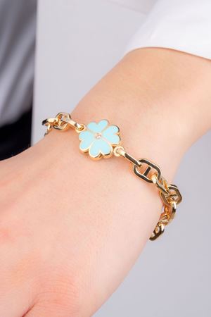 14 Ayar Altın Fortuna Yonca Bileklik