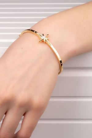 14 Ayar Altın Jazibee Kutup Yıldızı Bilezik