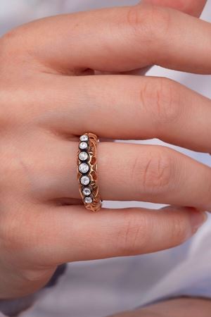 0,22 Carat Elmas Set Tasarım Yüzük