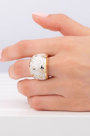 14 Ayar Altın Eterna Kutup Yıldızı Yüzük