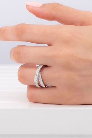 1,04 Carat Pırlanta İkili Tasarım Yüzük