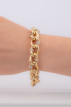 14 Ayar Sarı Altın Gurmet Set Bileklik