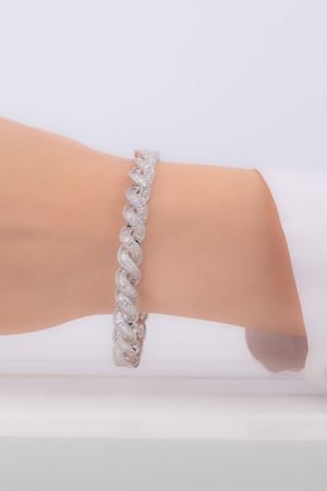 6,82 Carat Pırlanta Tasarım Baget Bileklik