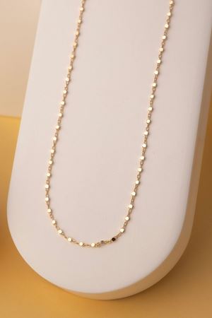 14 Ayar Sarı Altın Küp Zincir