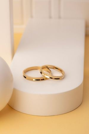 14 Ayar Sarı Altın Düz Kadın Alyans