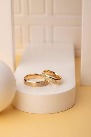 14 Ayar Sarı Altın Kadın Alyans