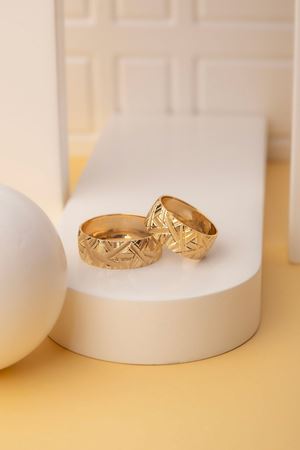 14 Ayar Sarı Altın Kadın Alyans