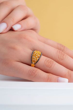 14 Ayar Sarı Altın Yadigar Koleksiyon Yüzük