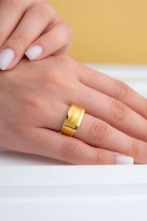 22 Ayar Sarı Altın Trabzon Yüzük