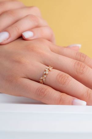 0,22 Carat Pırlanta Minimal Yüzük