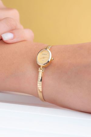 14 Ayar Sarı Altın Trend Saat