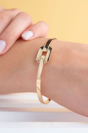 ARPAŞ 14 Ayar Sarı Altın Kaburga 2 Sıra Bilezik