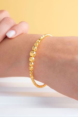 22 Ayar Sarı Altın Toplu Bilezik