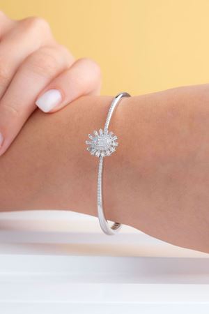 0,60 Carat Pırlanta Baget Tasarım Bilezik