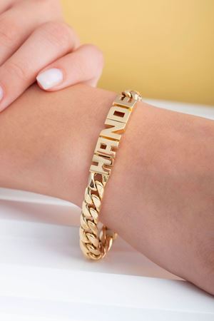 GENOLA 14 Ayar Sarı Altın İsimli Bileklik