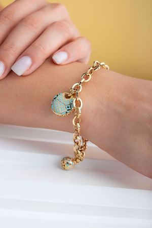 14 Ayar Sarı Altın Trend Bileklik