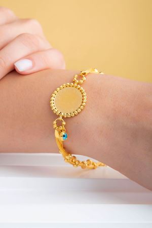 14 Ayar Sarı Altın Toplu Çeyrek Bileklik