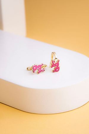 14 Ayar Altın Geyik Figürlü Çocuk Küpe