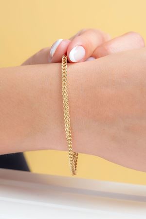 14 Ayar Altın Spiga Bileklik