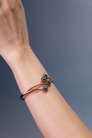 0,84 Carat Elmas 4Lü Gül Bilezik