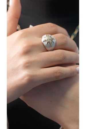 14 Ayar Altın Kutup Yıldızı Yüzük