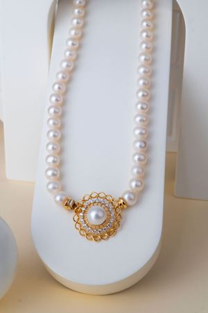 14 Ayar Altın İnci Gerdanlık