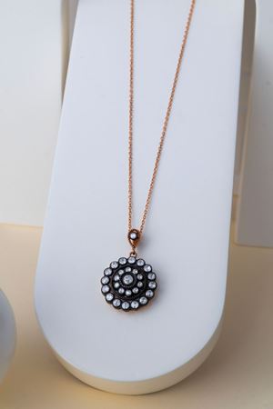 0,51 Carat Elmas Büyük Gül Kolye